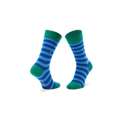 Tommy Hilfiger Súprava 2 párov vysokých detských ponožiek 100000816 Zelená