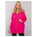 Tmavoružová dámska mikina na zips RV-BL-6781.08P-fuchsia