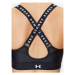 Under Armour Športová podprsenka Ua Infinity High Bra Zip 1373860 Čierna Fitted Fit