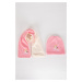 DEFACTO Girl Baby 2-Piece Fleece Scarf Beanie Set