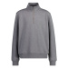 MIKINA GANT SHIELD HALF ZIP SWEATSHIRT CHARCOAL MELANGE