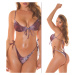 Sexy 2Piece Swimwear Set / Bra + Brazillian violet