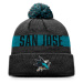 San Jose Sharks zimná čiapka Fundamental Beanie Cuff with Pom