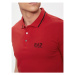 EA7 Emporio Armani Polokošeľa 8NPF06 PJ04Z 1461 Červená Regular Fit