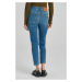 DŽÍNSY GANT CROPPED SLIM JEANS MID BLUE WORN IN