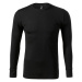 MALFINI Pánske tričko s dlhým rukávom Merino Rise LS - Čierna