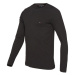 Tommy Hilfiger STRETCH SLIM FIT LONG SLEEVE TEE Pánske tričko, čierna, veľkosť