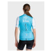 Svetlomodré dámske športové tričko na zips Kilpi CORRIDOR