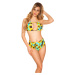 Sexy bikiny s vysokým pásom Sunflowers NEONPINK 42