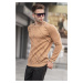 Madmext Biscuit Patterned Crewneck Knitwear Sweater 5963