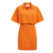 JJXX Košeľové šaty 12226608 Oranžová Regular Fit
