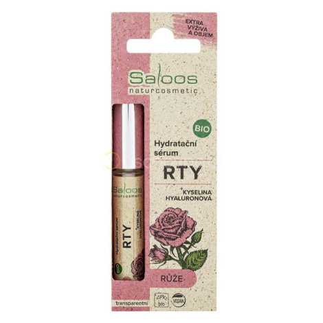 Hydratačné sérum na pery Ruža BIO SALOOS Naturcosmetics 7ml