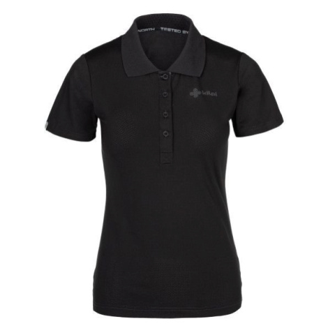 Dámske polo tričko Collar-w black - Kilpi