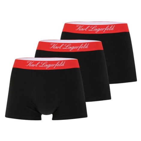 Karl Lagerfeld Boxerky 'HOTEL'  červená / čierna / biela