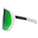 Slnečné okuliare Horsefeathers Archie Bike Sunglasses White/ Mirror Green