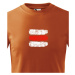 Dětské tričko s potiskem červené turistické značky