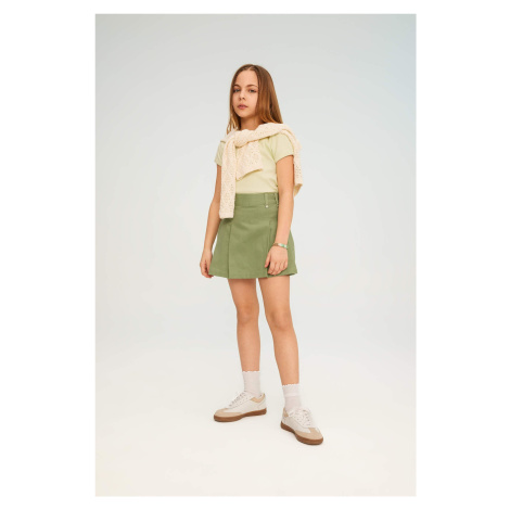 DEFACTO Girl Gabardine Regular Fit Skirt