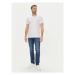 Guess Tričko Caleb U97M00 KCD31 Biela Slim Fit