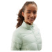 Dievčenská bunda 4F JUNIOR DOWN JACKET-JAW23TDJAF219-42S-LIGHT GREEN