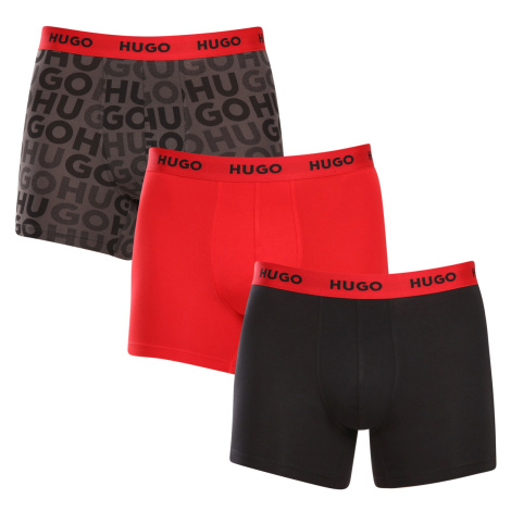 3PACK pánske boxerky HUGO viacfarebné (50510192 025) Hugo Boss