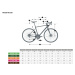 Cestný bicykel TRIBAN RC520 na cykloturistiku (kotúčové brzdy)
