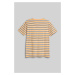 TRIČKO GANT STRIPED SHIELD T-SHIRT CORAL APRICOT