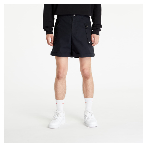 Šortky Nike Life Men's Woven Cargo Shorts Black/ White