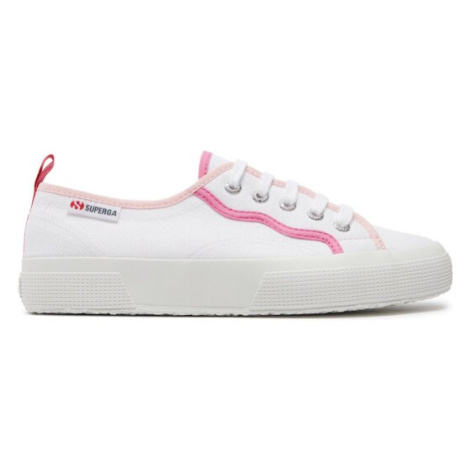 Superga Sneakersy Curly Bindings 2750 S8138NW Biela