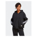 Adidas Mikina Future Icons 3-Stripes Full-Zip Hoodie HT4715 Čierna Loose Fit