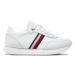 Tommy Hilfiger Sneakersy Essential Runner Global Stripes FW0FW08005 Biela