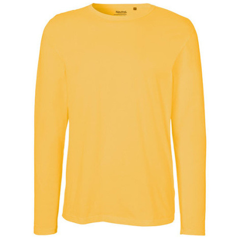 Neutral Pánske tričko s dlhým rukávom NE61050 Yellow