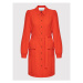 Silvian Heach Košeľové šaty PGA22277VE Oranžová Regular Fit