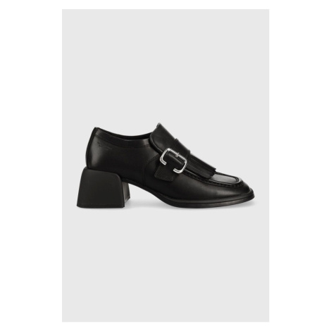 Kožené lodičky Vagabond Shoemakers ANSIE dámske, čierna farba, na podpätku, 5545.201.20