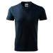 Malfini Heavy V-neck 160 Unisex tričko 102 námorná modrá