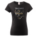 Dámské tričko s potiskem metalové kapely Black Sabbath - parádní tričko s kvalitním potiskem
