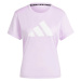 adidas RUN IT TEE Dámske bežecké tričko, ružová, veľkosť