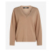 Sveter Karl Lagerfeld Light V-Neck Knit Sweater Nomad