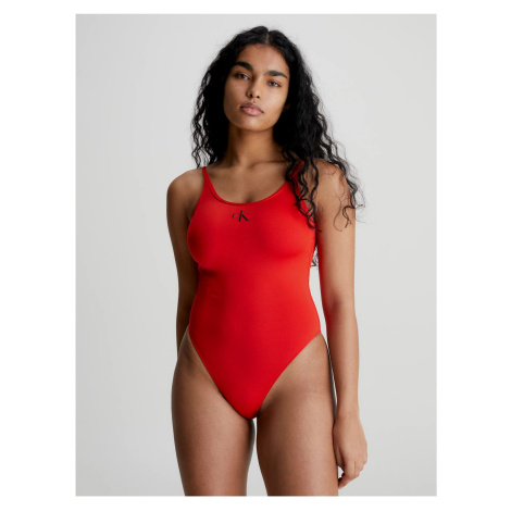 Red Women's One-Piece Swimsuit Calvin Klein Underwear - Women's
