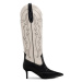 Nine West Kovbojské topánky ZARIYA 909001 Čierna