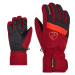Ziener LEIF GTX JUNIOR Detské lyžiarske rukavice, červená, veľkosť
