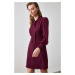 Trendyol Purple Collar Detailed Dress