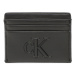 Calvin Klein Jeans Puzdro na kreditné karty Sculpted Cardholder 6Cc Pipping K60K610349 Čierna