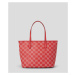 Kabelka Karl Lagerfeld K/Ikonik 2.0 Mono Cc Lg Tote Haute Red