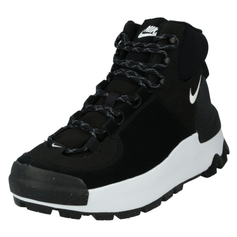 Nike Sportswear Šnurovacie členkové čižmy 'CITY CLASSIC BOOT'  čierna / biela