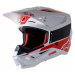 Alpinestars S-M5 Bond Helmet White/Red Glossy Prilba