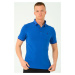 T8586 DEWBERRY MEN'S POLO NECK T-SHIRT-SAX-2