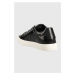 Kožené tenisky Calvin Klein CLEAN CUP LACE UP-NA čierna farba, HW0HW01592