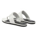 Calvin Klein Jeans Žabky Flat Sandal Slide Toepost Mg Met YW0YW01342 Biela