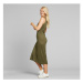 Dedicated Jersey Dress Kristinehamn Leaf Green