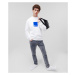 Mikina Karl Lagerfeld Jeans Klj Regular Logo Sweat White